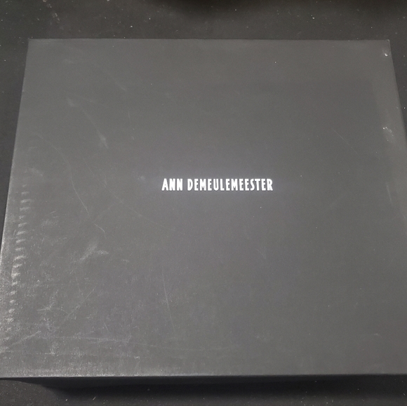 NWT Ann Demeulemeester Ratio Nero Leather Heels Size 7.5W - Picture 12 of 13